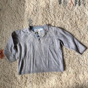 Zara gray baby cardigan sweater with pocket - minimal hipster style